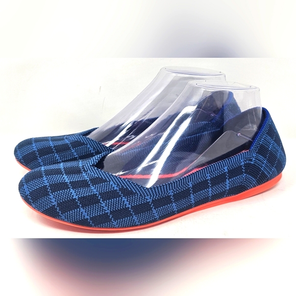 Rothy's Shoes - Rothy’s The Flat Indigo Gingham Retired Women’s Size 9